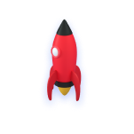 Rocket image representing a milestone